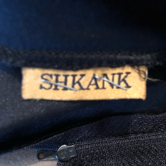 Black satin skirt - Picture 4 of 5